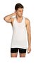 3 Pack Seher Men's Cotton Sports Undershirt Black White Gray Rambo Men's Undershirt - 2