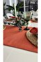 Royal Linen Textured Tile Cinnamon Short Runner 1 Piece (Napkin Not Included) - 5