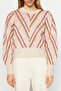 Ecru Soft Textured Knitwear Sweater TWOAW24KZ00798 - 3