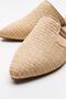 PESA Cream Straw Stone Women's Slippers - 4