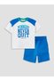 Crew Neck Baby Boy T-Shirt and Shorts 2-Piece Set