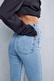 Jonis Power Lycra Ice Blue Spaghetti High Waist Flare Jeans (collector Extra Comfortable) - 4