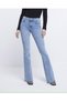 Light Blue Spanish High Waist Colorfast Blue snow Wash Jeans Pants Recovery Flara Jean - 3