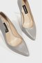 WOMEN'S GRAY GENUINE LEATHER HEELED STILETTO SHOES, NUMBER 35-40 - 2