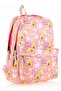 Pink Yellow Avocado School Bag and Pen Holder Set - Girl - 2