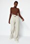 Brown Turtleneck Snap Knitted Body TWOAW21BD0008 - 7