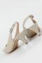 WOMEN'S BEIGE GENUINE NATURAL LEATHER HEELS NUMBER 35-40 - 4
