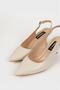 WOMEN'S BEIGE GENUINE NATURAL LEATHER HEELS NUMBER 35-40 - 6