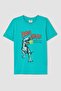 Boy's Printed Short Sleeve T-Shirt Shorts Set of 2 - 3