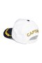 Unisex White Navy Blue Adjustable Sailor Captain Sailor Hat Trilby Cap - 2
