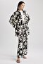 Palazzo Printed Satin Trousers Z9203az23sm - 4