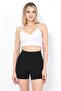 Black High Waist Recovery Short Shorts Leggings - 2