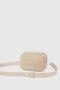 Women's Straw Cream Multi-Pocket Adjustable Crossbody Bag - 3