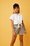 Girl's Crop Poplin Short Sleeve Shirt B0785a823hs - 3