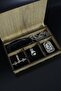3-Piece Men's Necklace, Knitted Metal Chain and Leather Rope Special Gift Set - 2