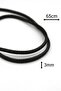 3-Piece Men's Necklace, Knitted Metal Chain and Leather Rope Special Gift Set - 6