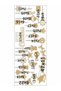 Christmas, Snow, Santa Claus, Deers, Gifts Themed Decorative Glass Sticker - 4