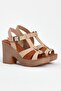 VENUS23027603Y PLATFORM HEEL LEATHER YOUNG WOMEN SANDALS