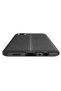 Samsung Galaxy A01 Core Case with Camera Protection Leather Look Stitching Detail Silicone Cover Niss - 6
