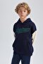 Boy's Oversize Fit Hooded Thick Sweatshirt A4461A823Au