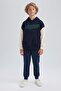 Boy's Oversize Fit Hooded Thick Sweatshirt A4461A823Au - 2