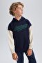 Boy's Oversize Fit Hooded Thick Sweatshirt A4461A823Au - 3