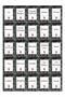 Set of 18 Labeled, Unbreakable Square Food Storage Container Anthracite 6X 1,75 Lt/1,2 Lt/0,55 Lt - 3