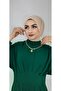 Snap Fastener Top Compatible Sea and Pool Cap Hijab Beige Color - 2