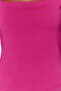 Fuchsia Cotton Stretchy Square Neck Fitted Blouse TWOAW24BZ00016 - 4
