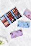 Purple Teddy Bear Patterned 3-Layer Wallet Set - Blush and Powder - 5