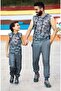 9714 Boy's Camouflage Gray 2-Piece Tracksuit Set - 3