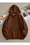 Women's Butterfly Printed Oversize Hooded Sweatshirt - 2
