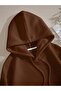 Women's Butterfly Printed Oversize Hooded Sweatshirt - 6