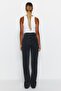 Antrasit Yüksek Bel Wide Leg Geniş Paça %100 Pamuk Non-Stretch Jeans TWOAW24JE00089 - 15