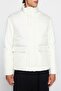 Ecru Puffer Winter Jacket - Regular Fit, with Pockets TMNAW22MO0090 - 4