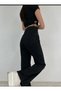 Gordion Non-Fading Lycra High Waist Loose Cut Loose Jeans - 5