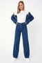 Shakira Non-Fading Lycra High Waist Loose Cut Loose Jeans