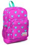 Pink Heart Patterned School Backpack and Pen Holder Set - Girl - 2