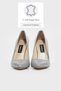 WOMEN'S GRAY GENUINE LEATHER HEELED STILETTO SHOES, NUMBER 35-40 - 4
