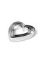 3-Piece Metal Heart Shaped Cookie Cutter Mold - 3