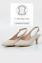 WOMEN'S BEIGE GENUINE NATURAL LEATHER HEELS NUMBER 35-40 - 3