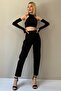 Karam High Waist Black Mom Jeans Power Lycra Flexible Jeans