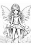 Cute Fairy Coloring Book - 8