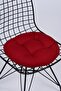 Defne Round Chair-Stool Cushion Red 39 cm - 3