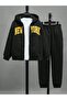 Kids New York Printed 3-Piece Set Jacket, Sweat and Tracksuit Children's Set - 3