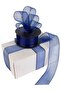 Chiffon Ribbon 4 cm 20 meters Decoration Ribbon COBALT BLUE - 2