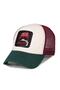 Car Chinese Writing Model Mesh Hat - Replaceable Leather Patch