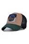Warriors Blue and White Model Mesh Hat - Replaceable Leather Patch