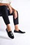Black Patent Leather White Sole Men's Buckle Casual Shoes BG1137-110-0001 - 3