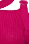 Fuchsia Window/Cut Out Detailed Knitwear Sweater TBBAW23AN00138 - 7